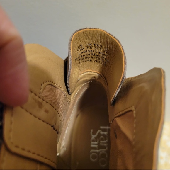 BRAND NEW Womens Franco Sarto Chevelle Zip Up Ankle Boots - Picture 11 of 12